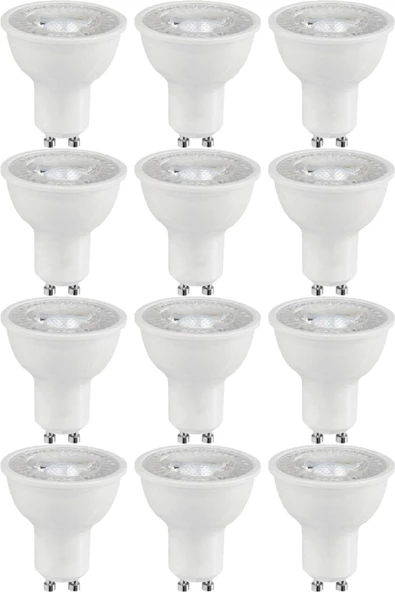 12 Adet 7 W. Amber Işık 1. Sınıf Ultra Kalite Gu10 Duy Led Ampul ürün görseli 1