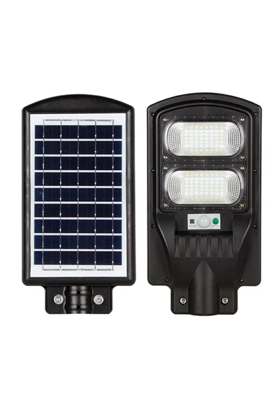 100 Watt Ultra Kaliteli Güneş Enerjili Solar Sokak Armatürü - Çok Yüksek Işıklı Solar Sokak Lambası ürün görseli 1