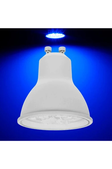 2 Adet 7 W. Gu10 Duy Mavi Işık Led Ampul ürün görseli 1