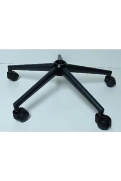Full Reyon Metal Siyah Konik Lüx Yıldız Ayak + 5 Tekerlek ürün görseli 1
