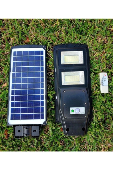 100 Watt Birinci Kalite Güneş Enerjili Solar Sokak Armatürü - Çok Yüksek Işıklı Solar Sokak Lambası ürün görseli 1