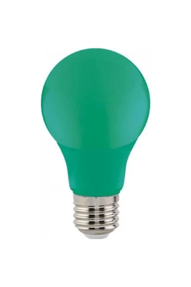 5 Adet K2 YEŞİL Işık 5 Watt Led Gece Lambası Ampulü, E27 Duylu Ağaç Feneri Ampulü ürün görseli 1