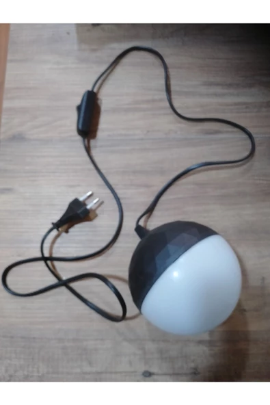 1,5 Metre Kablolu, Arapuatalı, Fişli, 25 Watt Beyaz Işık Led Ampul, Kendin Yap Avize,Lambader Ampulü ürün görseli 1