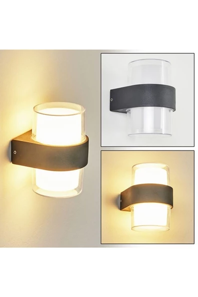 10 Watt Günışığı Ledli Dış Mekan, Bahçe, Balkon, Teras, Kamelya, Veranda Apliği, Dekoratif Led Aplik ürün görseli 1