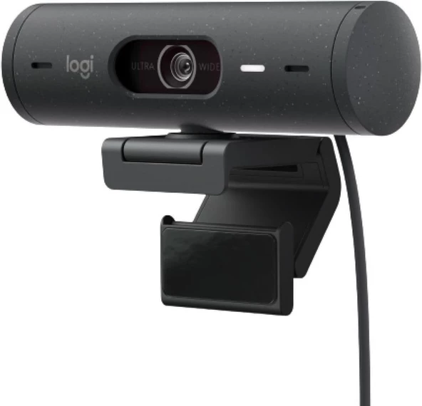 Logitech Brio 500 Siyah Full HD 1080P Mikrofonlu Webcam ürün görseli 1