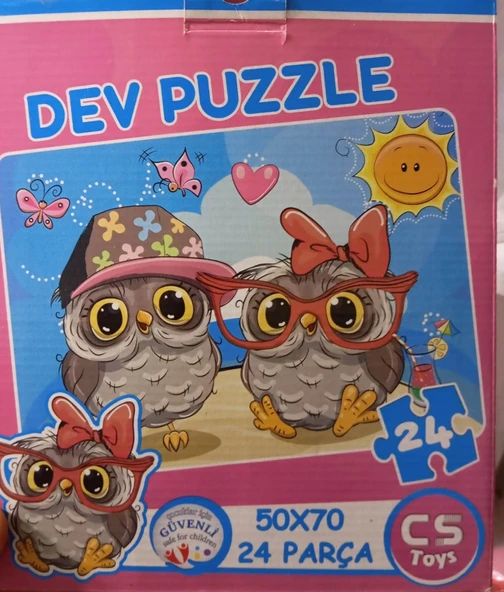 BAYKUŞ FİGÜRLÜ DEV PUZZLE 50X70 24 PARÇA ürün görseli 1
