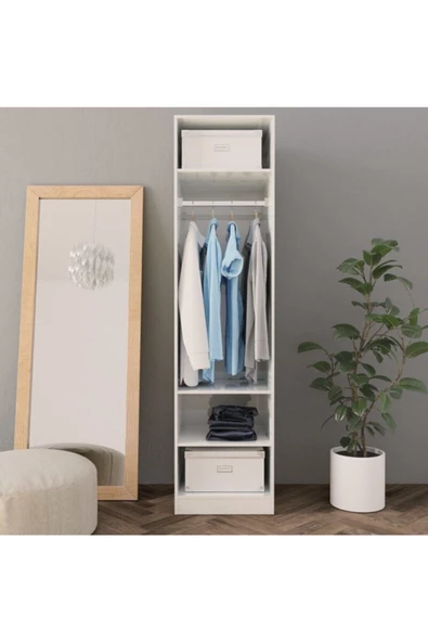 Tdesigno Yen Açık Giyinme Dolabı - Çok Amaçlı Dolap - Gardırop 40 Cm ürün görseli 1