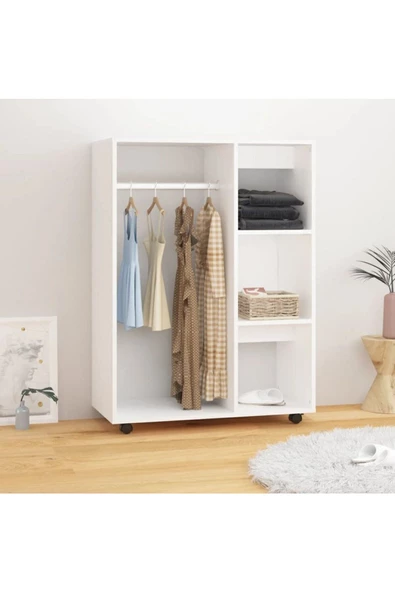 Tdesigno Alisa Giyinme Dolabı - Çok Amaçlı Dolap - Gardırop 80 Cm Açık Giyinme Dolabı ürün görseli 1