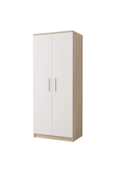 Tdesigno Açelya Giyinme Dolabı - Çok Amaçlı Dolap - Gardırop 80 Cm-2 Kapaklı ürün görseli 1