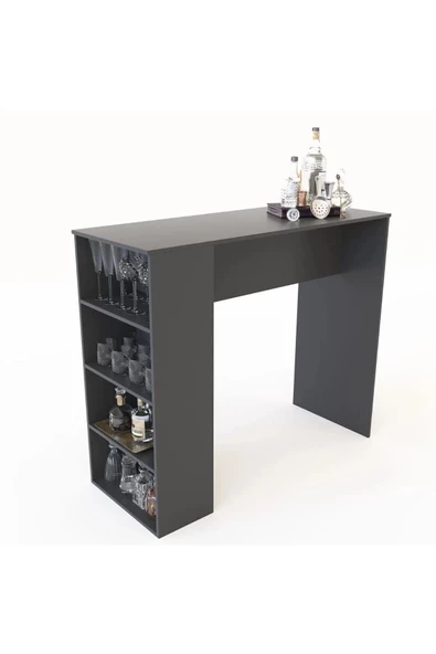 Tdesigno Asır Mutfak Adası Alt Modül 120 cm Antrasit ürün görseli 1