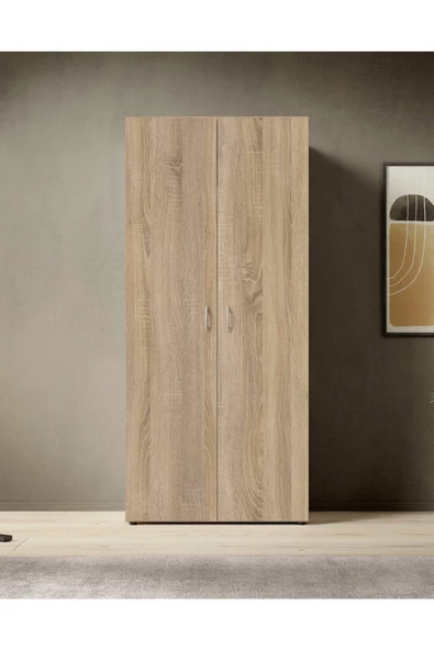 Tdesigno Ada Giyinme Dolabı - Çok Amaçlı Dolap - Gardırop 80 Cm-2 Kapaklı ürün görseli 1