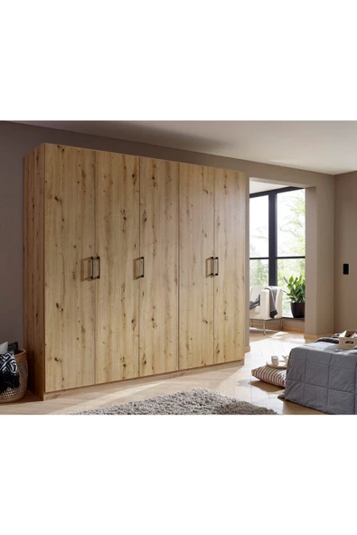 Tdesigno Aleyna Giyinme Dolabı - Çok Amaçlı Dolap - Gardırop 225 Cm-5 Kapaklı ürün görseli 1