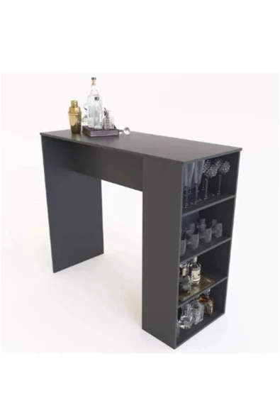 Tdesigno Asır Mutfak Adası Alt Modül 150 cm Antrasit - Resim 2