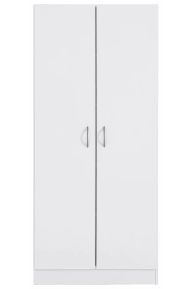 Tdesigno Derya Çok Amaçlı Dolap Beyaz 80 cm - Resim 2