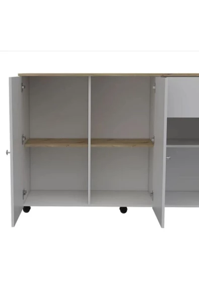 GC Neşe Mutfak Adası - Beyaz-150 Cm - Resim 2