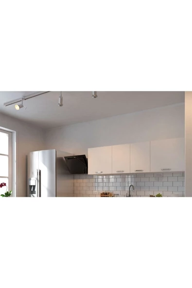 Tdesigno Sedef Mutfak Üst Modülü 200 Cm -beyaz - Resim 2
