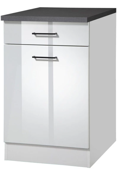 Tdesigno Ayaz Mutfak Çekmeceli Alt Modül 60 Cm Beyaz ürün görseli 1