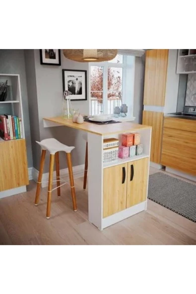 Tdesigno Rem Mutfak Adası Alt Modül 120 Cm Beyaz ürün görseli 1