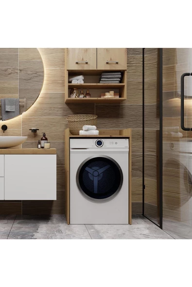 Tdesigno Ulya Banyo Dolabı-Çok Amaçlı-Çamaşır Makinesi Dolabı-ALT DOLAP ürün görseli 1