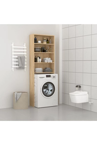 Tdesigno Pamir Banyo Dolabı-Çok Amaçlı-Çamaşır Makinesi Dolabı-Wc Üstü Dolap ürün görseli 1