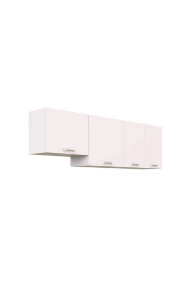 T Designo Melodi Üst Mutfak Dolabı 200 cm beyaz - Resim 2