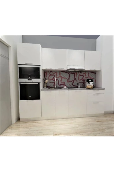 Tdesigno Zenna Mutfak 260 Cm Tezgah Dahil Değil-kiler Dahil ürün görseli 1