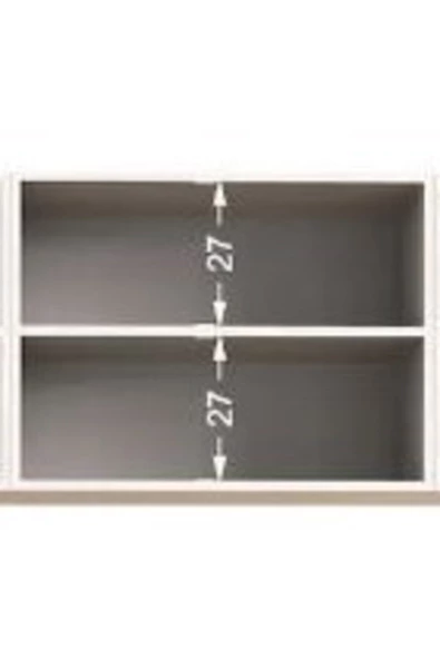 Tdesigno Asil Mutfak Üst Modül 80 cm AtlantikÇam - Resim 2