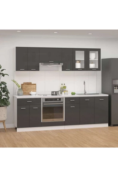 Tdesigno Tdesıgno Helin Mutfak 230 Cm Tezgah Dahil Değil ürün görseli 1