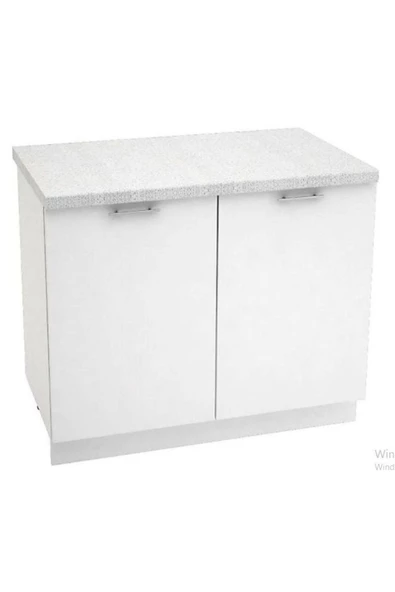 Tdesigno Defne Mutfak Alt Modül 80 Cm Beyaz Tezgah Dahil Değil ürün görseli 1