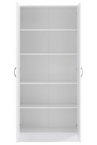 Tdesigno Derya Çok Amaçlı Dolap Beyaz 80 cm - Resim 3