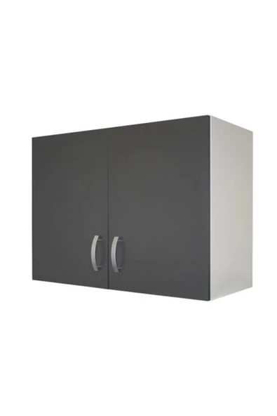 Tdesigno Asia Mutfak Üst Modül 80 Cm Antrasit ürün görseli 1