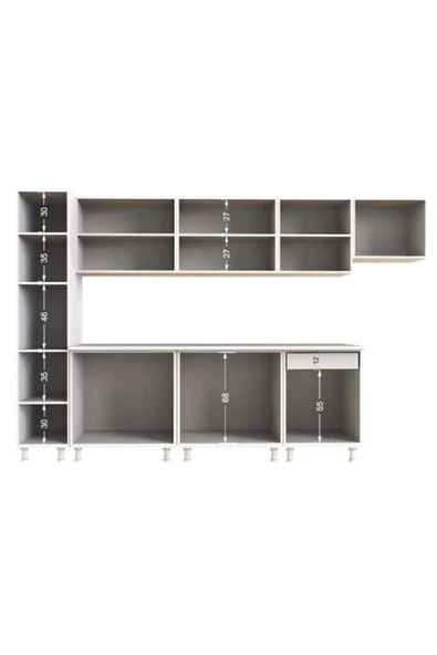 Tdesigno Ate Kiler Dolabı 40 Cm Beyaz - Resim 2