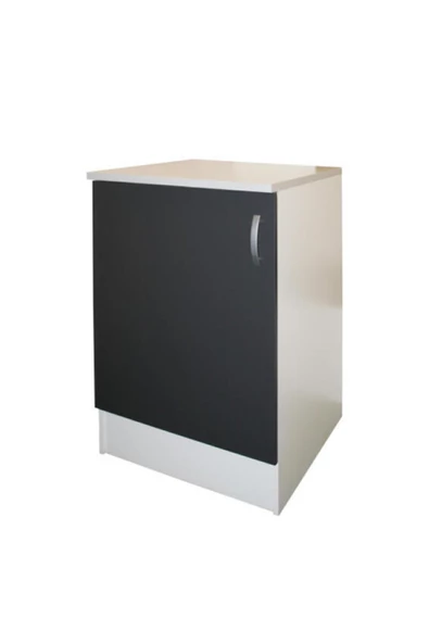 Tdesigno Asia Mutfak Alt Modül 60 Cm Antrasit Tezgah Dahil ürün görseli 1