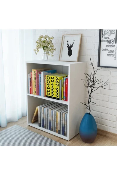 Tdesigno Seher Kitaplık 40 Cm Beyaz ürün görseli 1