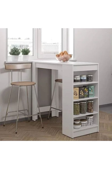 GC Yonca Mutfak Adası - Mutfak Masası-beyaz-120 Cm ürün görseli 1
