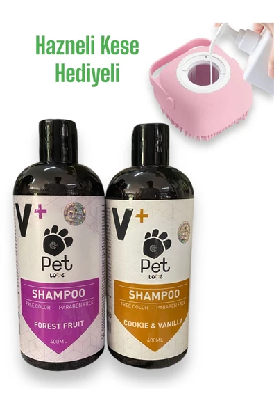 vet advice Kedi Köpek Şampuanı Sabun Hazneli Kese Veteriner Serisi - Cookie|Forest - ürün görseli 1