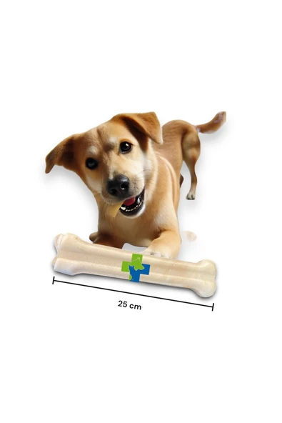 vet advice Orta Büyük Boy Köpek Irkı Sütlü Çiğneme Kemiği Dental 200 gr ürün görseli 1