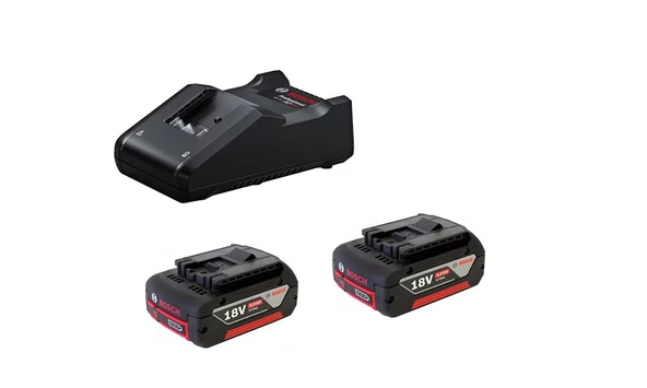 18V Başlangıç seti 2x5.0 Ah + GAL 18v-40 ürün görseli 1