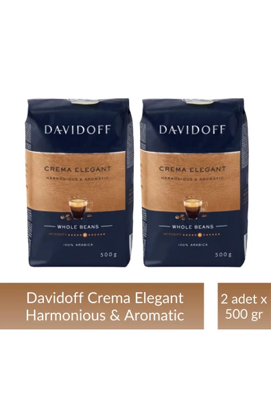 Davidoff Crema Elegant Çekirdek Kahve 500 gr x 2 Adet ürün görseli 1