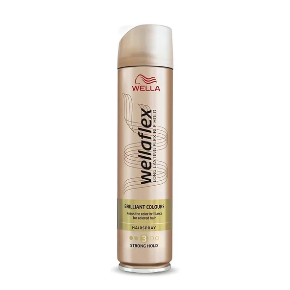 Wella Wellaflex Brilliant Colors Strong Hold Saç Spreyi 250ml ürün görseli 1