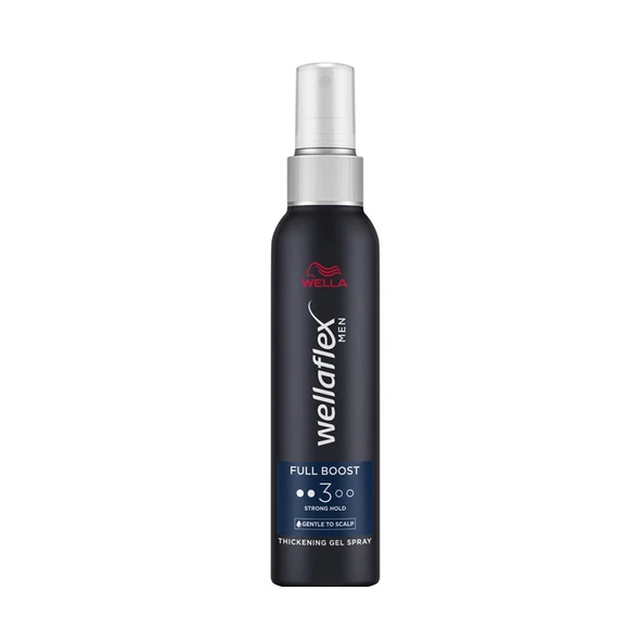 Wella Wellaflex Men Full Boost Strong Hold Jel Sprey 150ml ürün görseli 1