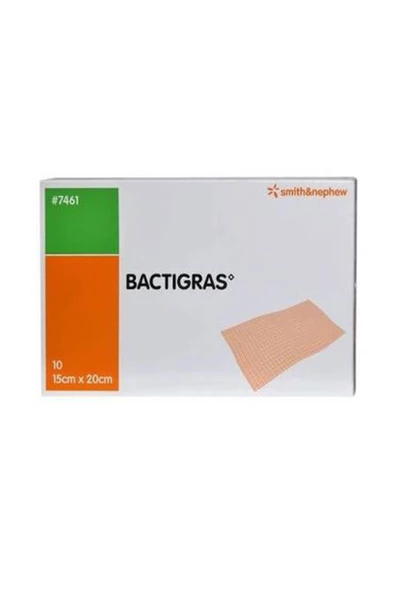 BACTİGRAS 15 Cm X 20 Cm Parafinli Antiseptik Tül Sargı Yara Bakım Örtüsü 20 ADET ürün görseli 1