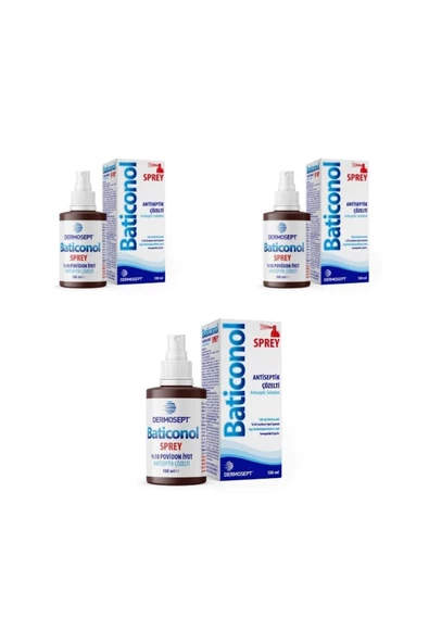 DERMOSEPT - Sprey Batikon 100ml - 3 Adet ürün görseli 1