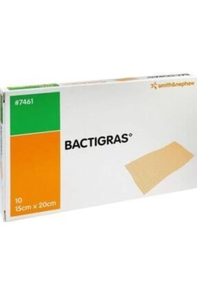 BACTİGRAS Parafinli Antiseptik Tül Sargı Yara Bakım Örtüsü 15cm X 20cm 5 Adet ürün görseli 1