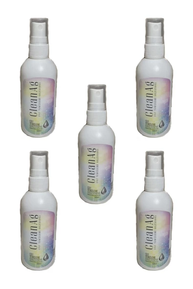 CLEANAK Alkollü Nano Gümüşlü El Dezenfektanı Hızlı Ve Uzun Etkili 100 Ml 5'li Set ürün görseli 1