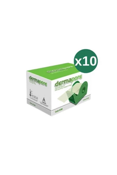 DERMAPORE Kağıt Flaster 5 cm x 5 m 10 Adet ürün görseli 1