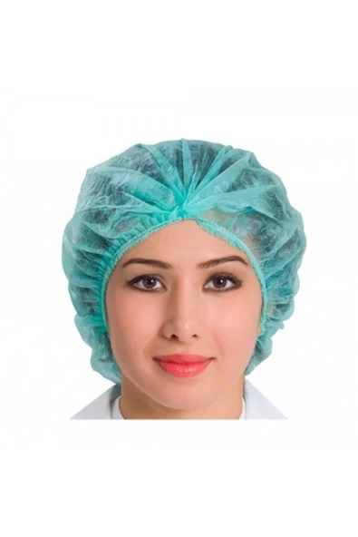 ARDSU Yeşil Tek Kullanımlık Bone 1000 Adet ürün görseli 1