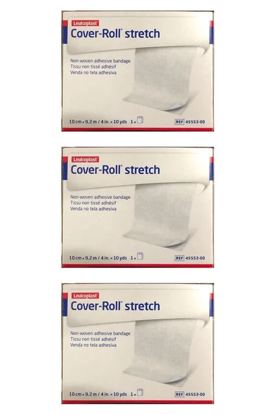 LEUKOPLAST Cover-roll Stretch Flaster 10cm X 9.2m 3 Adet ürün görseli 1