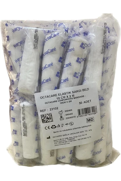 OCTACARE Elastik Sargı Bezi 10 Cm X 2 M 50 Adet. ürün görseli 1