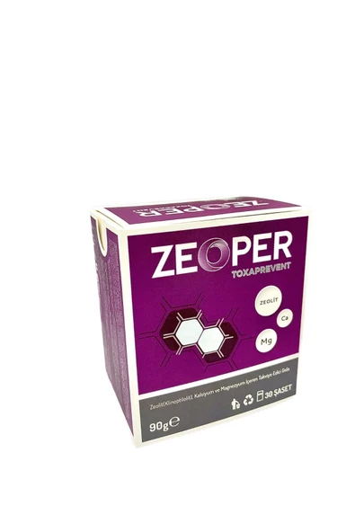 ZEOPER Zeolit gıda takviyesi-Zeoper- Tekli şaselerde ürün görseli 1